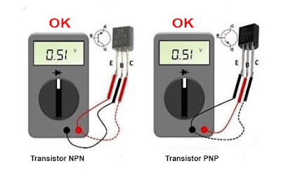 Cara mengukur transistor